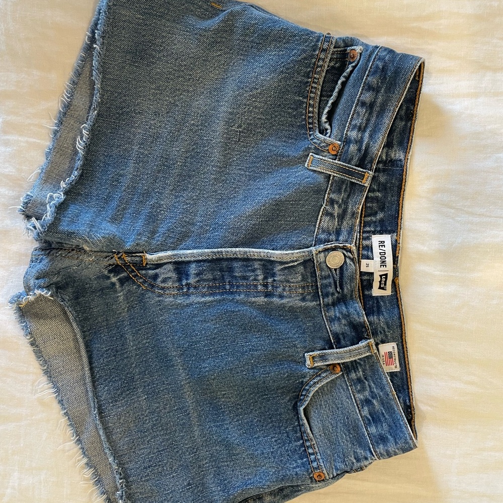 Re/Done denim shorts/ great fit